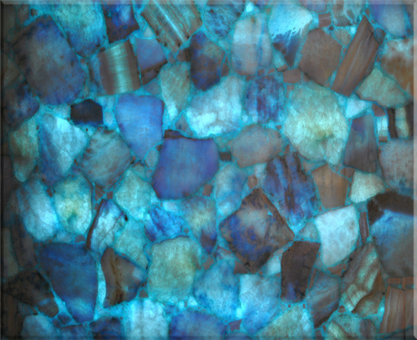 奢华石材：蓝水晶